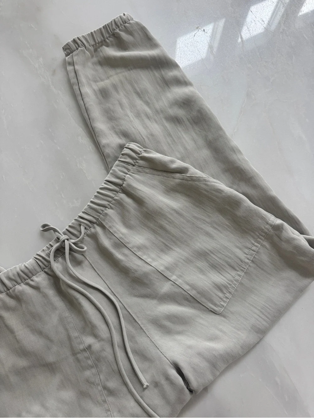 Zara relaxed linen like jogger pant